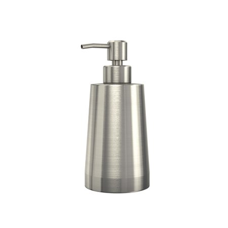 KEENEY MFG Countertop Soap/Lotion Dispenser w/Lrg Capacity Bottle, Brushed Nickel K614DSBN